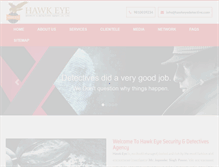 Tablet Screenshot of hawkeyedetectives.com